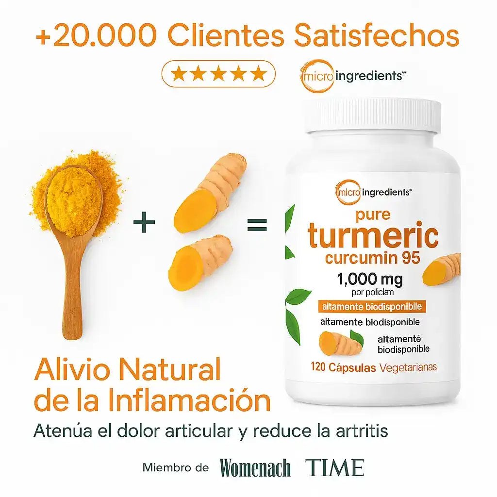 El Antiinflamatorio Natural Más Potente – Cúrcuma 95% LP