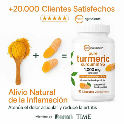 El Antiinflamatorio Natural Más Potente – Cúrcuma 95% LP